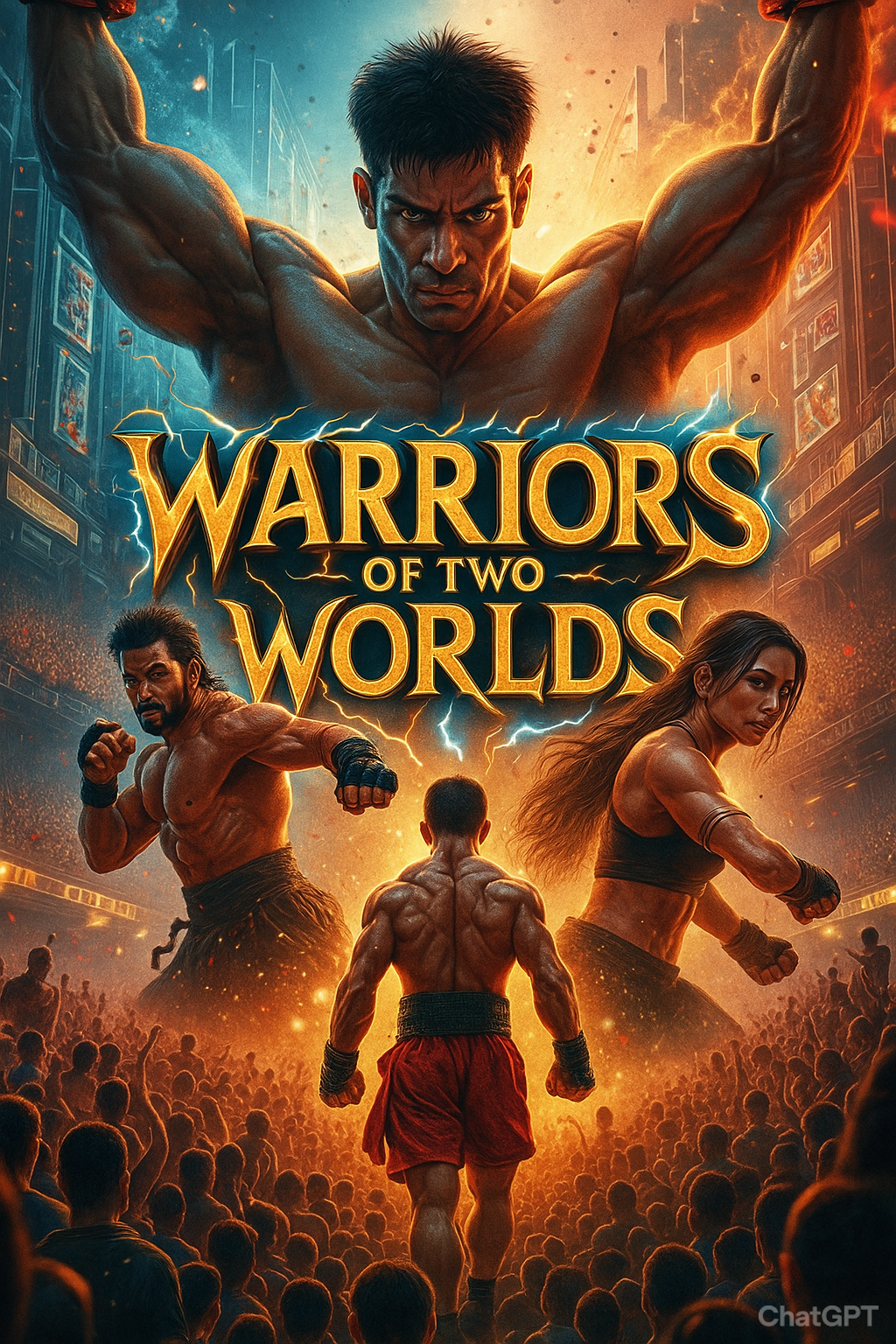 Book cover: The warriors of two worlds